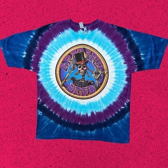 Vintage Grateful Dead t shirt 90s tie dye queen of spades mens XXL - Picture 2 of 6